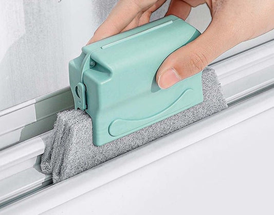 Window Gap Cleaning Brush (Pack of 2) – Easy Track & Corner Cleaner - Saadiq.pk